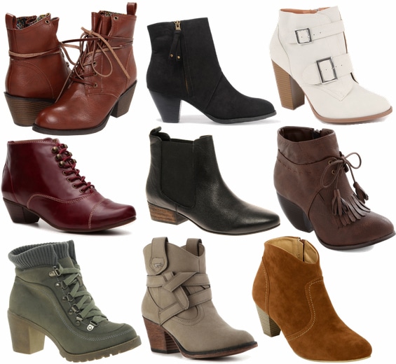 chunky ankle boots fall 2012 shoe trend