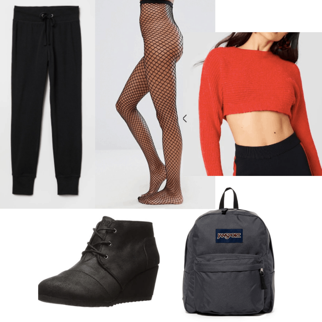 cute outfits with fishnet tights