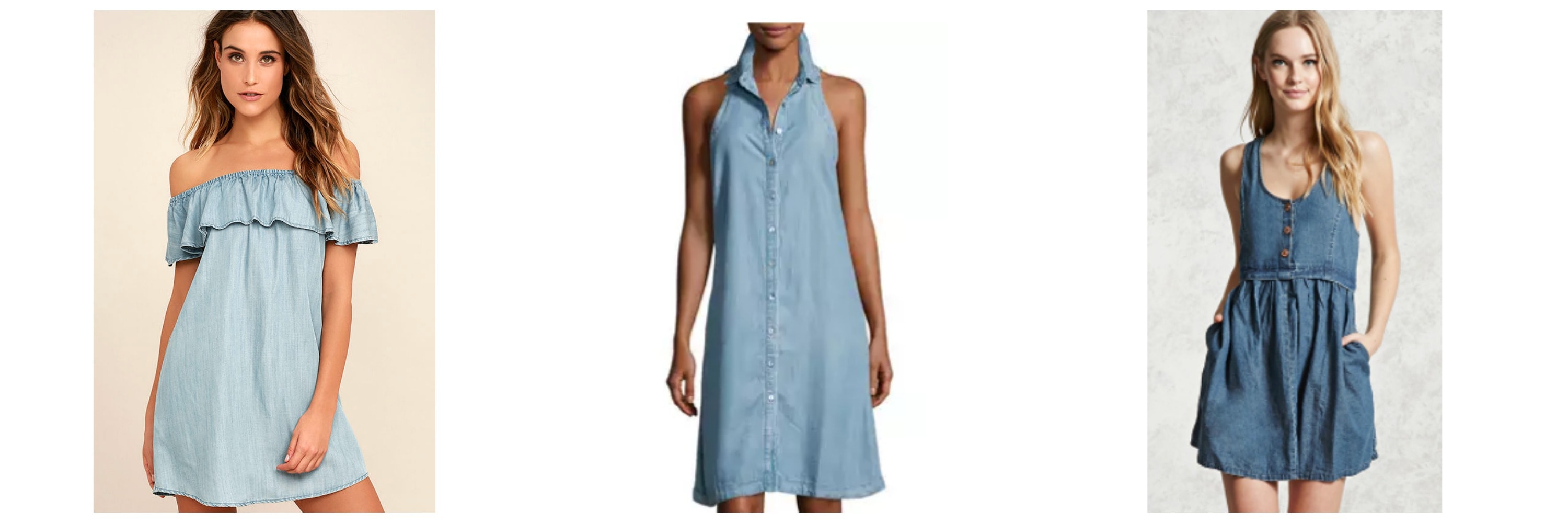 Class to Night Out: Denim Mini Dress - College Fashion