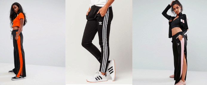 Racer Stripes Track Pants - Women - Ready-to-Wear