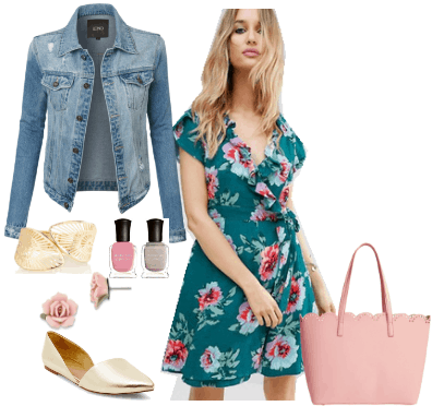 Class to Night Out: Printed Wrap Dress - College Fashion