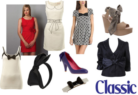 Classic bows fashion trend