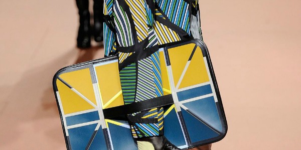 yellow going out bag