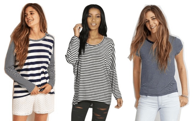 Class to Night Out: Blue Striped Shirt