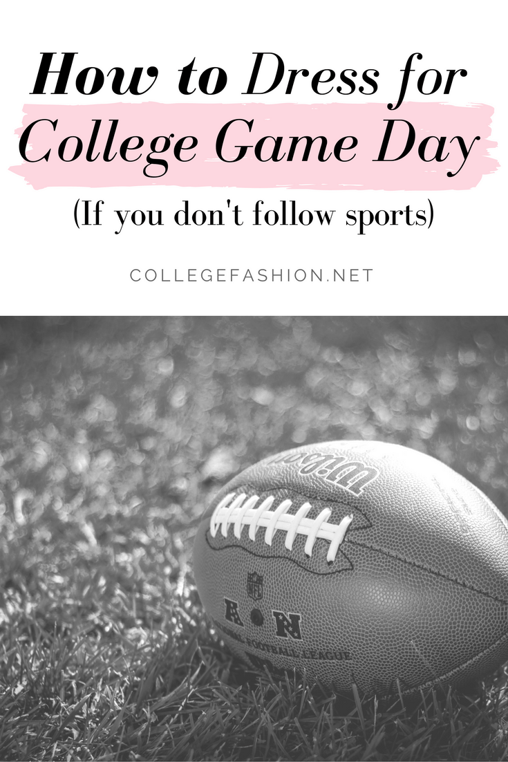 College game day outfits for girls who don't follow sports