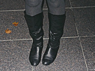 College shoe trend riding boots