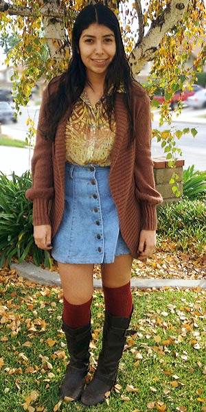 College street fashion at Cal State Fullerton