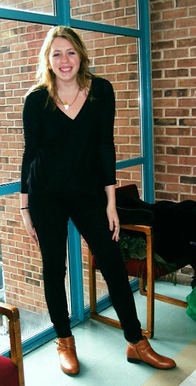 College street fashion at Skidmore College