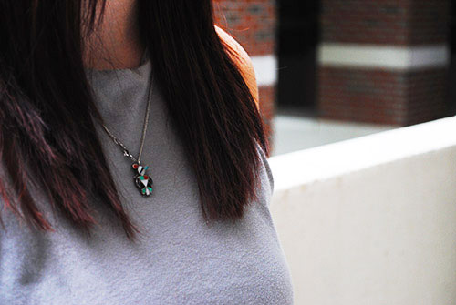 College street style - vintage jewelry
