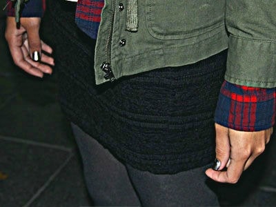College style trend lace skirt