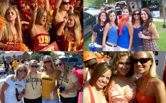 College tailgating style and fashion