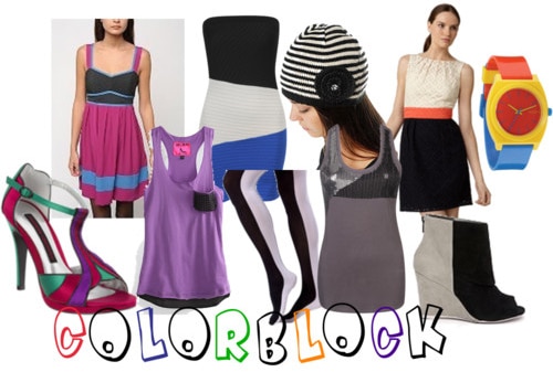 Colorblock trend
