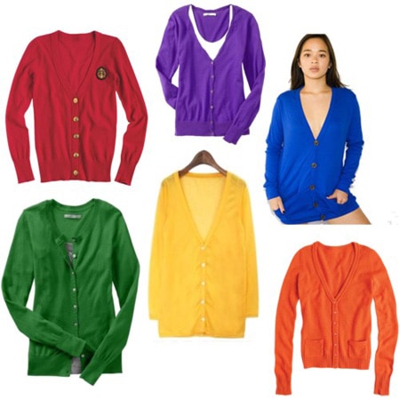 Colorful cardigans