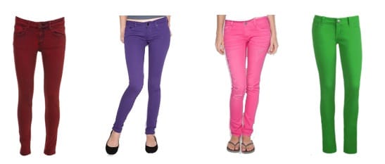 Colorful jeans
