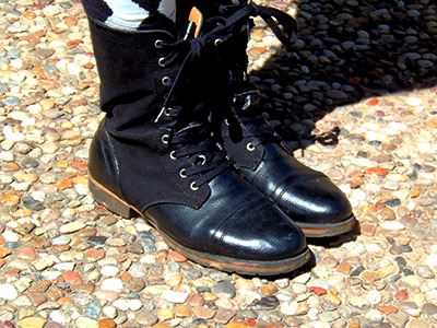 Combat boots at texas a&m
