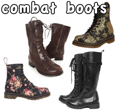 Cute combat boots for fall