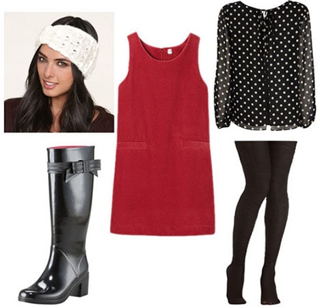 Corduroy dress outfit