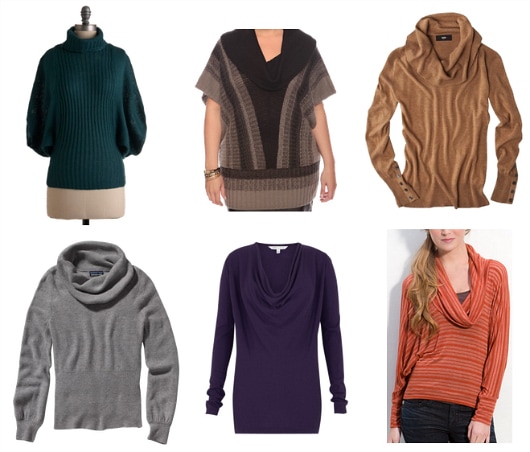 Cowl neck sweater winter 2011