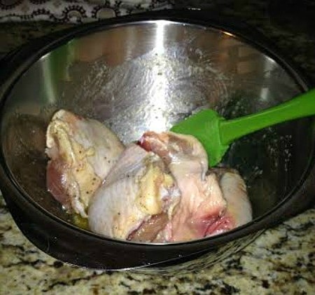 Crispy chicken preparation