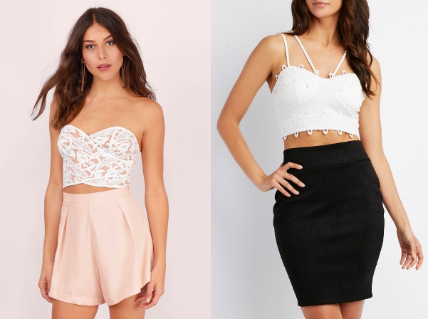 Would You Wear A Cropped Bustier Top College Fashion