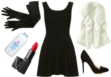 black dress costume diy