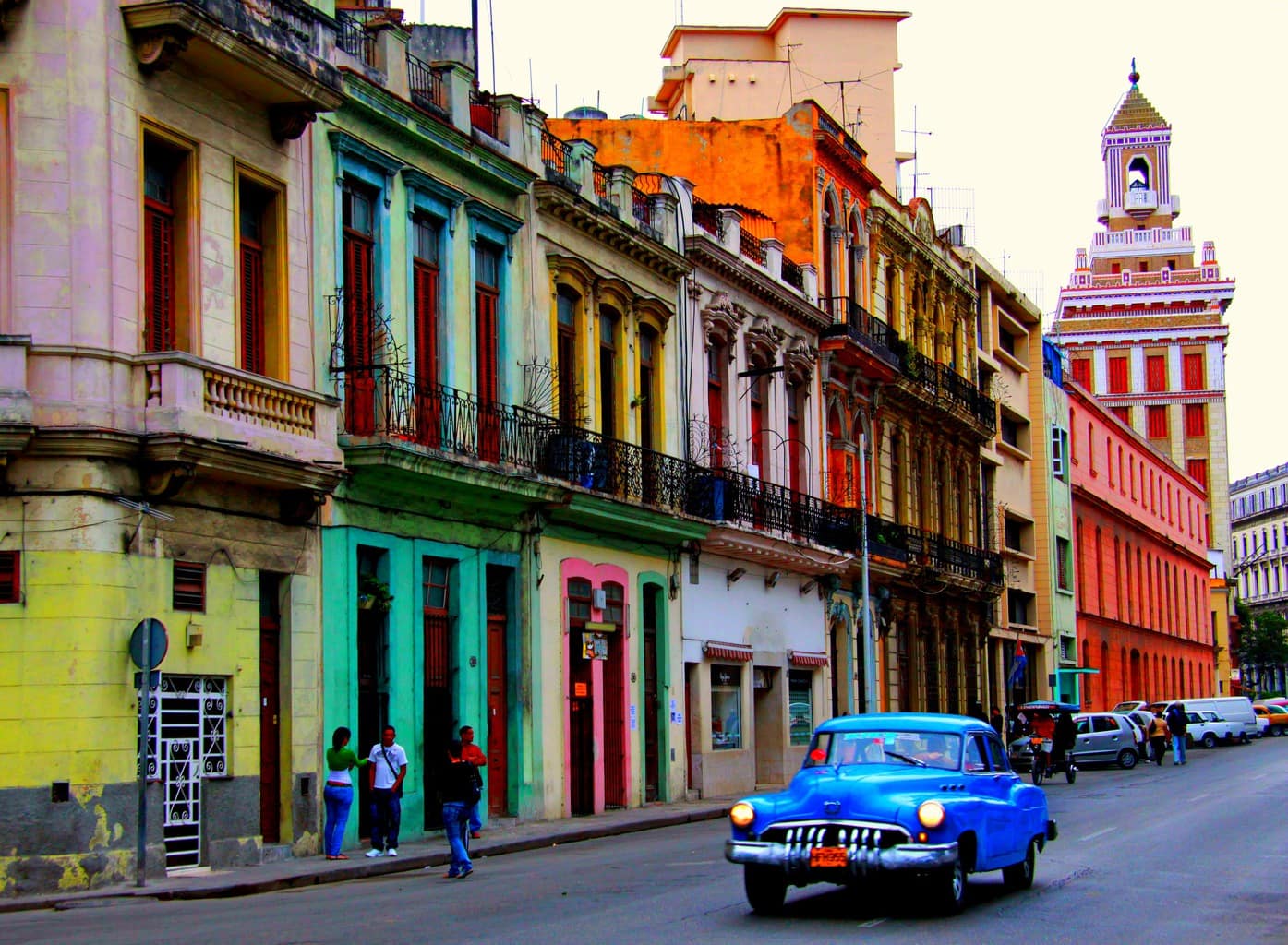 colorful cuban street