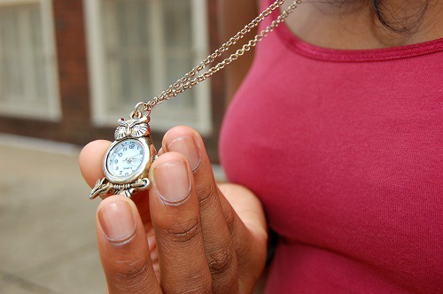 Cute owl necklace street style trend