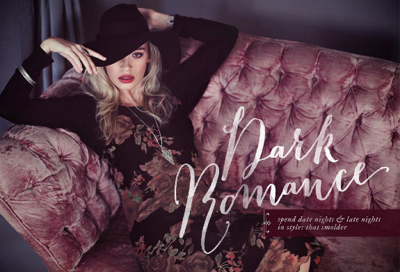 Dark romance lookbook title