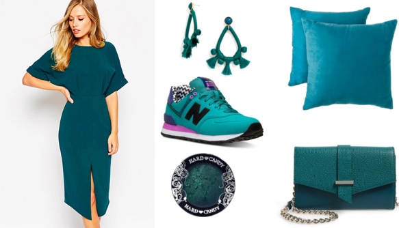 Spring 2016 fashion color trends: Dark teal