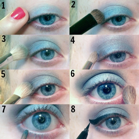 Denim eye step by step tutorial