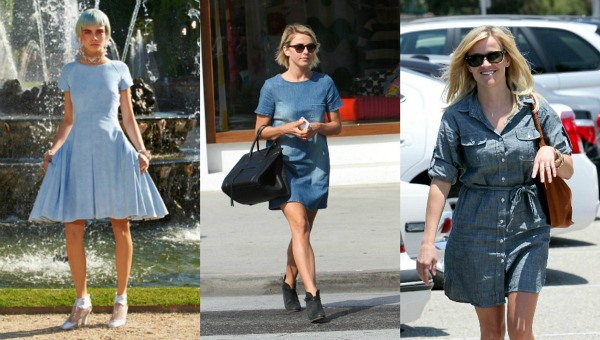 Denim shirtdress trend