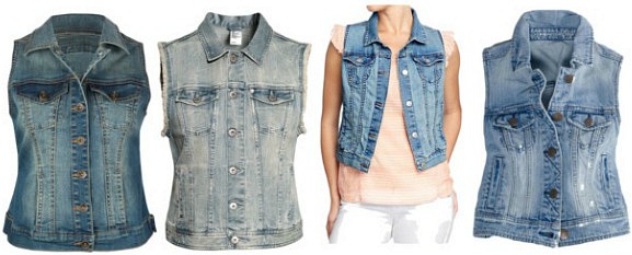 Denim vests wardrobe staple