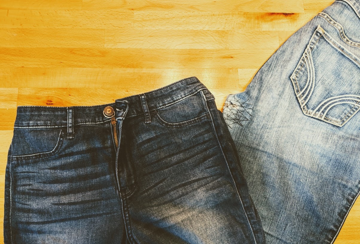 Use a key ring to keep your fly up and learn how to mend holes in your favorite pair of jeans!