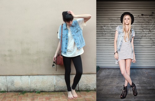 Denim Vest Street Style