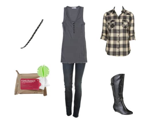 Flannel outfit for camping