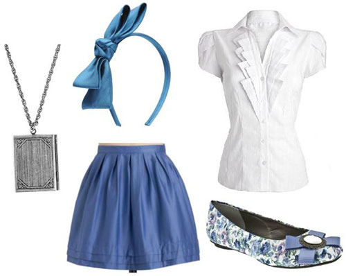 Blue outfit inspired by Walt Disney's Belle from Beauty and the Beast