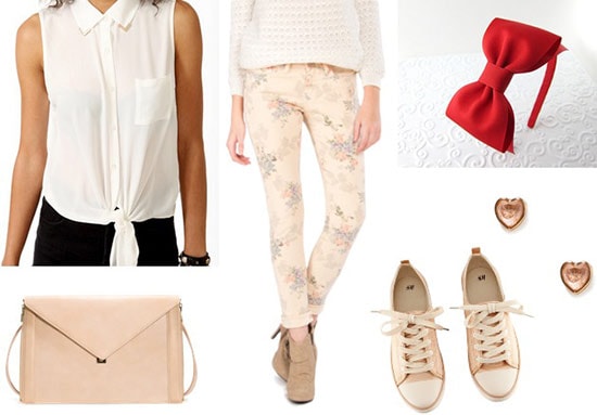 Fashion inspired by Disney's Paperman: Outfit 1