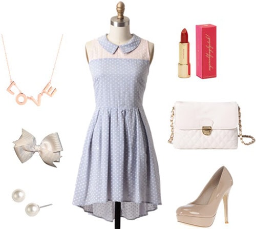 Fashion inspired by Disney's Paperman: Outfit 2