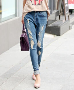 Distressed-jeans