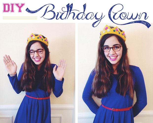 DIY birthday crown