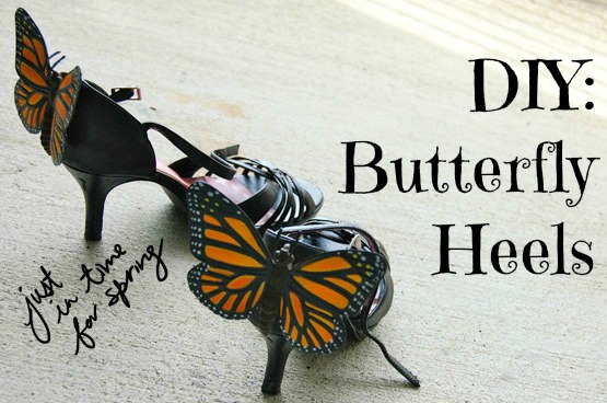 Diy butterfly heels