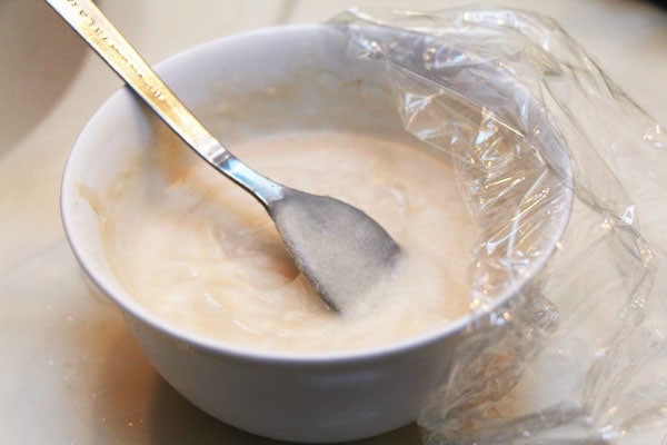 Diy coconut oil hand treatment step 2