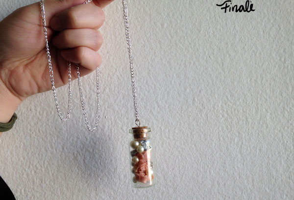 Diy corked vial pendants finale