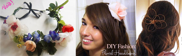 Diy costume fairy hair accessories