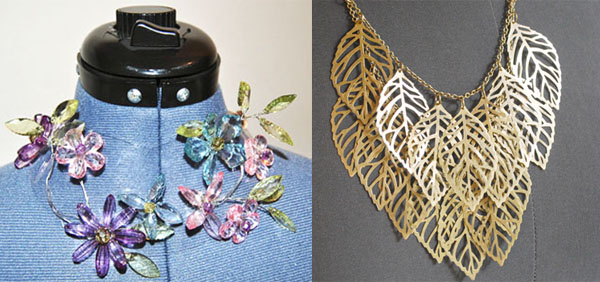 DIY costume fairy necklaces