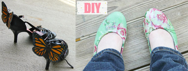 Diy costume fairy shoes