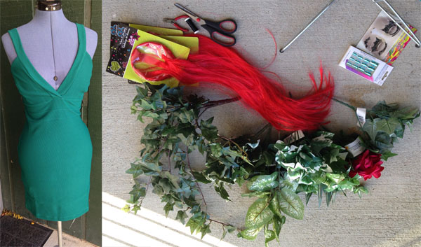 Diy costume poison ivy materials