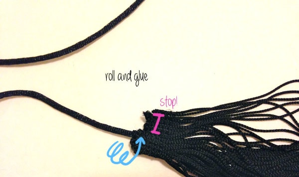 Diy easy tassel step4