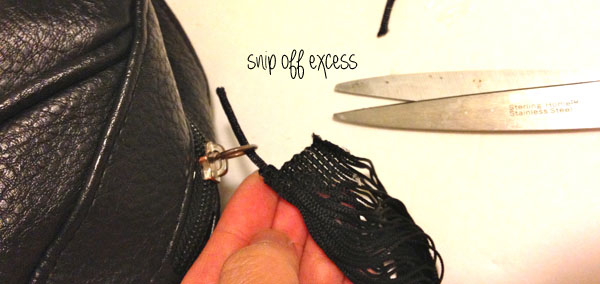 Diy easy tassel step6