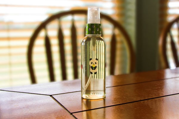 DIY facial mist finished